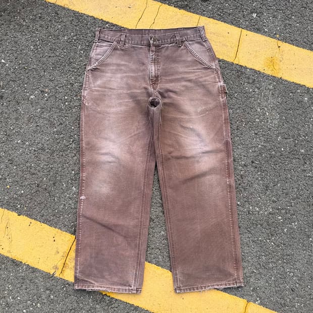 OG 빈티지 칼하트 B11 DKB 싱글니 카펜터 팬츠