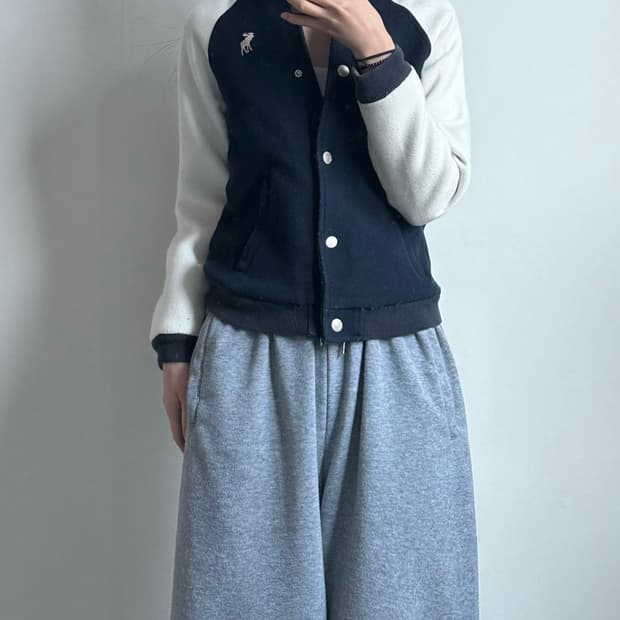 아베크롬비 y2k 와투케 백로고 나그랑 플리스 자켓