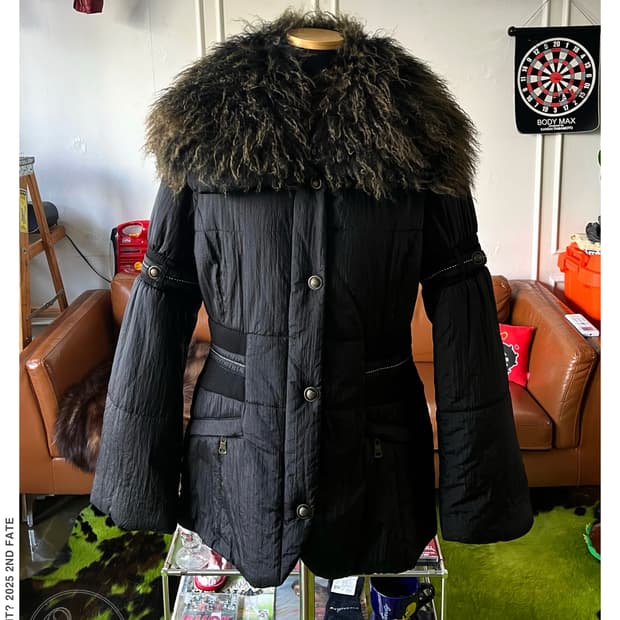 Italian V-Kei Tibet Fur Bondage Parka