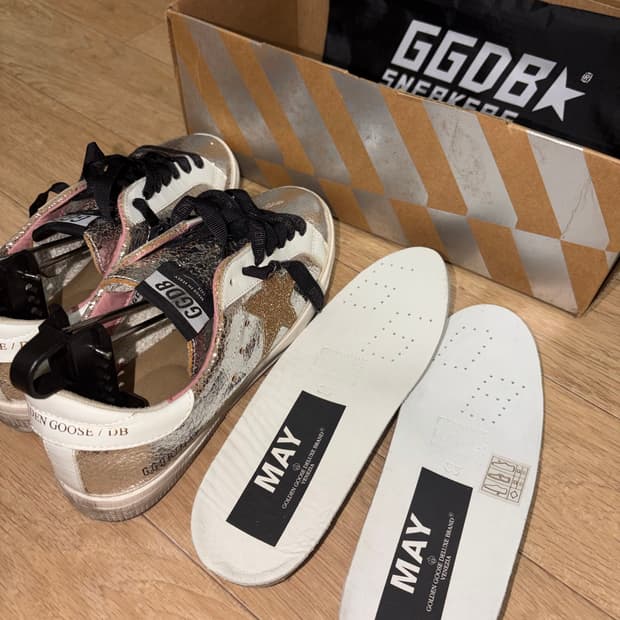 골든구스 한정판 메이 스니커즈 35