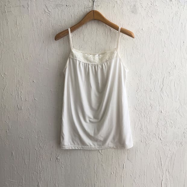 vintage lace trim camisole