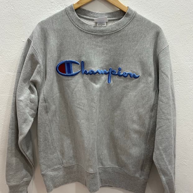 챔피온 맨투맨 회색 M