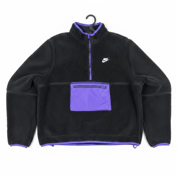 나이키 플리스 반집업