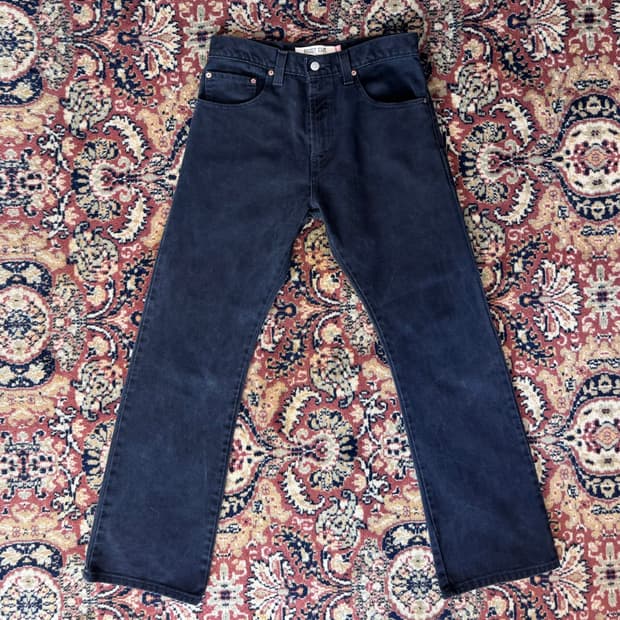 빈티지 리바이스 517 블랙 데님 (31) 658