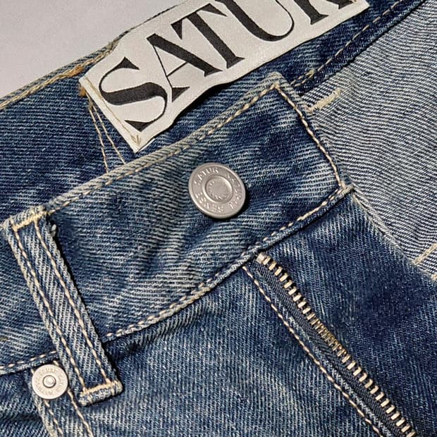 [S] 세터(SATUR) 23SS 나폴리 와이드 데님 팬츠