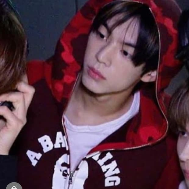 베이프 적계 후드집업 L