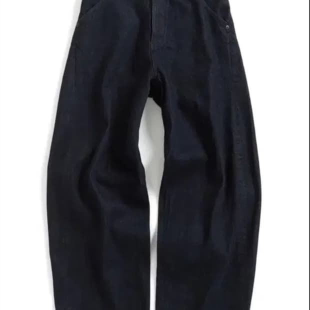 해칭룸 와이드 커브 진 인디고 2사이즈