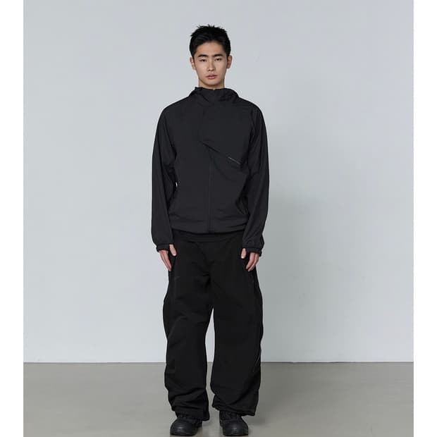 산산기어 시프트 자켓 블랙 (바람막이)