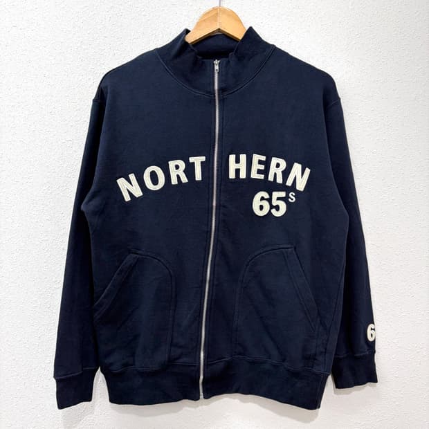 NORTHERN 65S 빅로고 집업 스웻