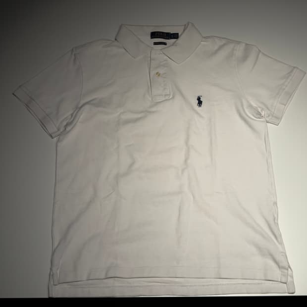 폴로 랄프로렌 화이트 반팔 M
