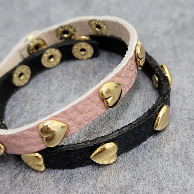 vintage leather bracelet set