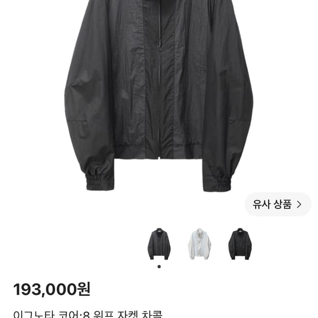 이그노타 코어:8 워프 자켓 차콜 M