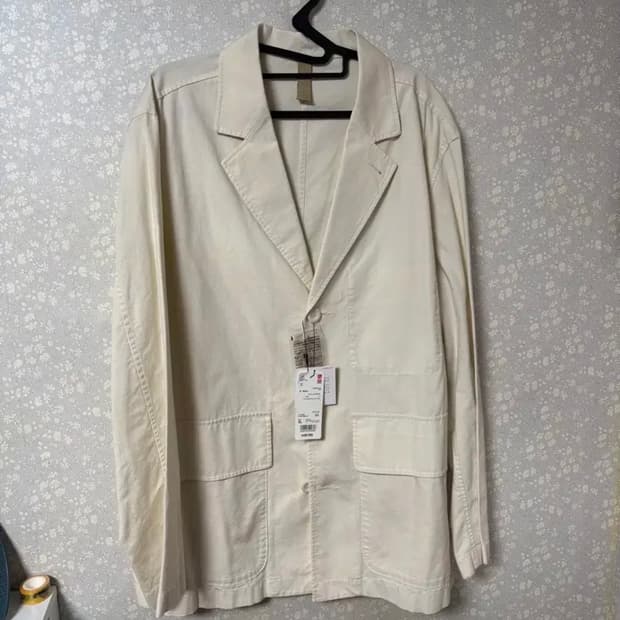 유니클로 x jw앤더슨 코튼 테일러 자켓 xl