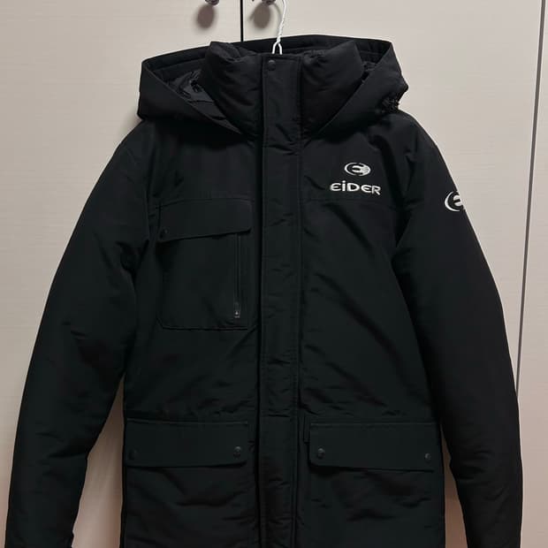 아이더 스텔라 다운 자켓 M 블랙