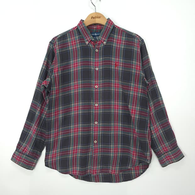 랄프 로렌 Ralph Lauren 체크 셔츠 L (16/18) 여성 55