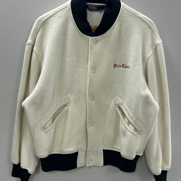 90s 폴로 랄프로렌 플리스 바시티 자켓