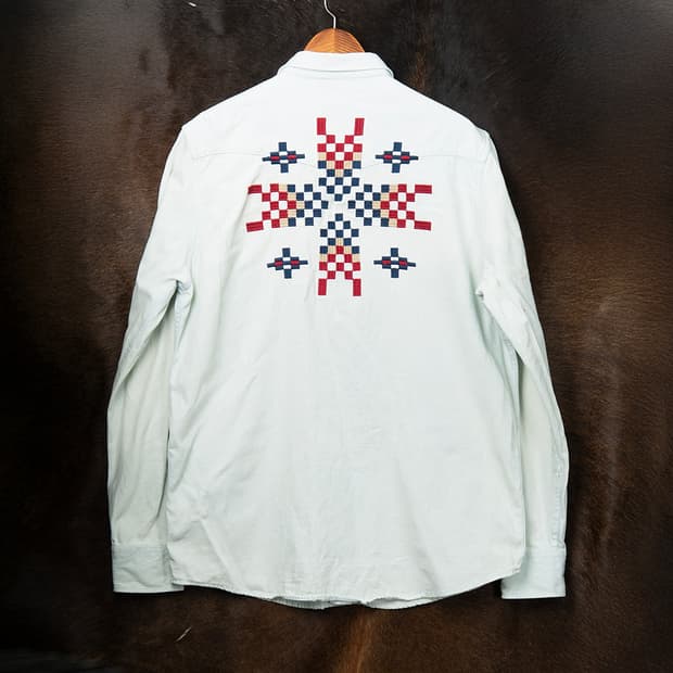 [XL] 데우스 나바호 스티치 웨스턴 데님셔츠 