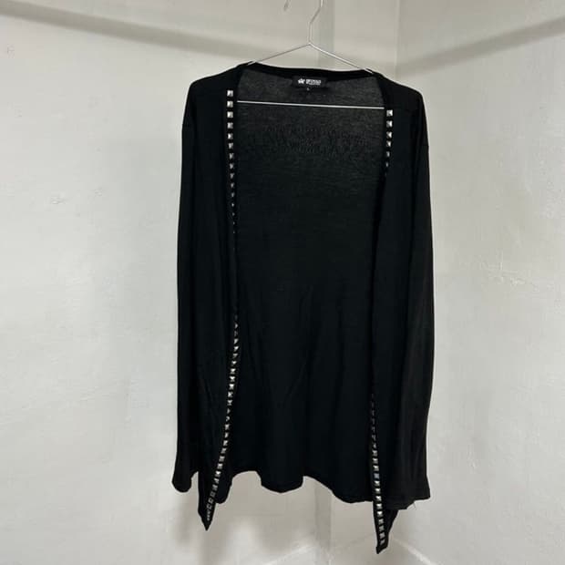 고스 펑크 락시크 스터드디테일 가디건(착샷잇음)