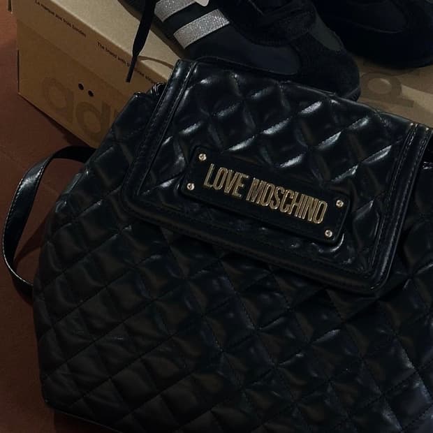 Moschino 퀄팅 백팩