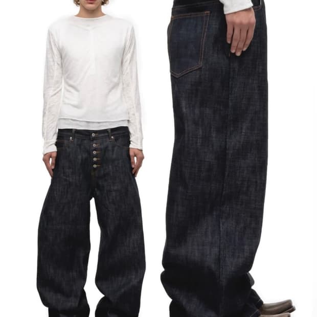 NO FAITH STUDIOS japanese loose fit blue