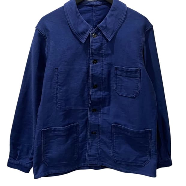 Le favori 프렌치블루 몰스킨 워크자켓