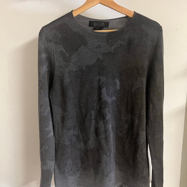 Comme des Garsons Black 꼼데가르송 블랙 울 니트 m
