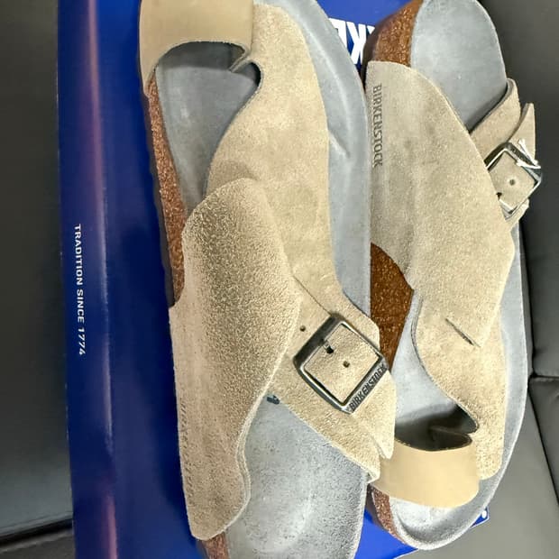 버켄스탁 저널 스탠다드 비블로스 샌들 베이지 41 265 팝니다