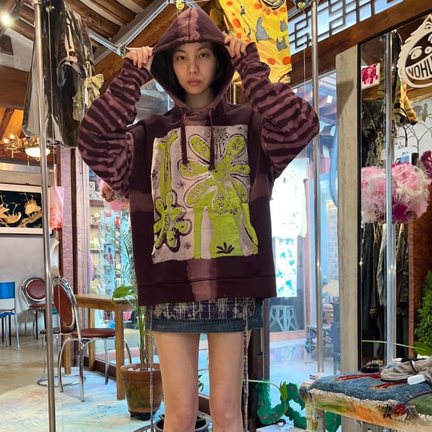 EPI-TAPH london graphic hoodie