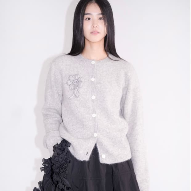 유노이아 Soft Alpaca Cardigan