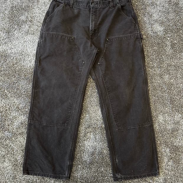 Carhartt B136 DKB 칼하트 빈티지 더블니 팬츠 다크브라운