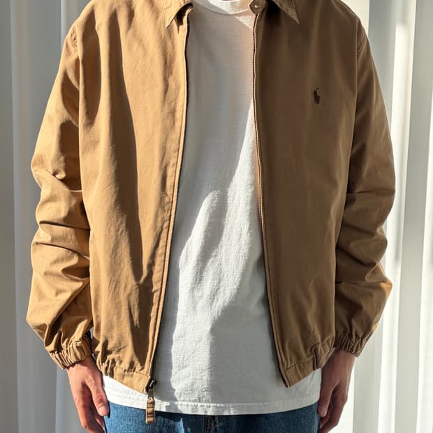 [L]폴로 랄프로렌 브라운 블루종 스윙톱 자켓