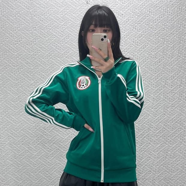 아디다스 올드스쿨 희귀 멕시코 FMF 국대 져지 집업 95 C12372