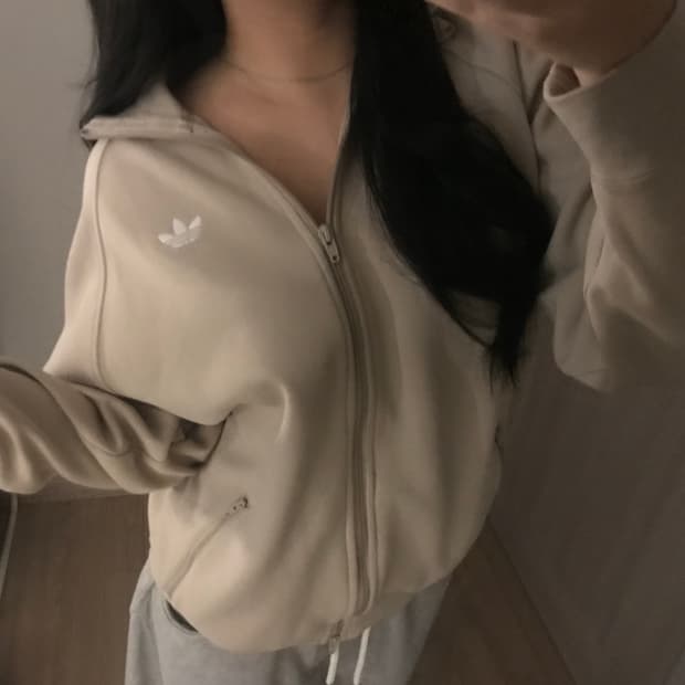 아디다스 져지 베이지