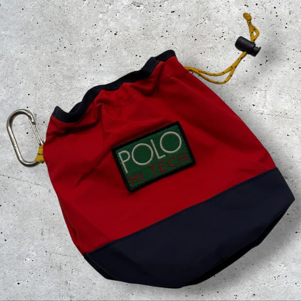 폴로 하이테크 드로우 스트링 파우치 키링