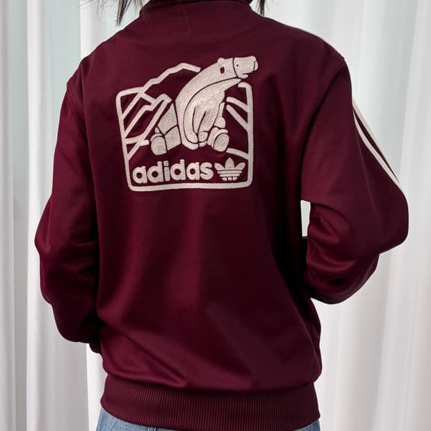[M]아디다스 윈터베어 버건디 트랙탑 져지