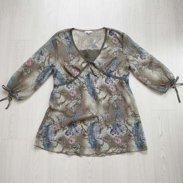 빈티지 블라우스