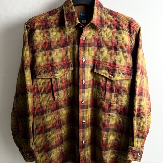 Vintage Gavial Cotton Check Shirt