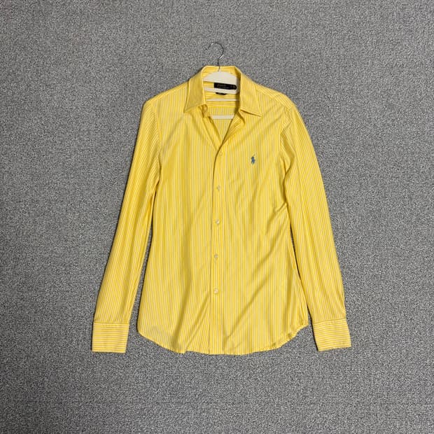 폴로 랄프로렌 스프라이트 여성 니트 드레스 셔츠 옐로우 S