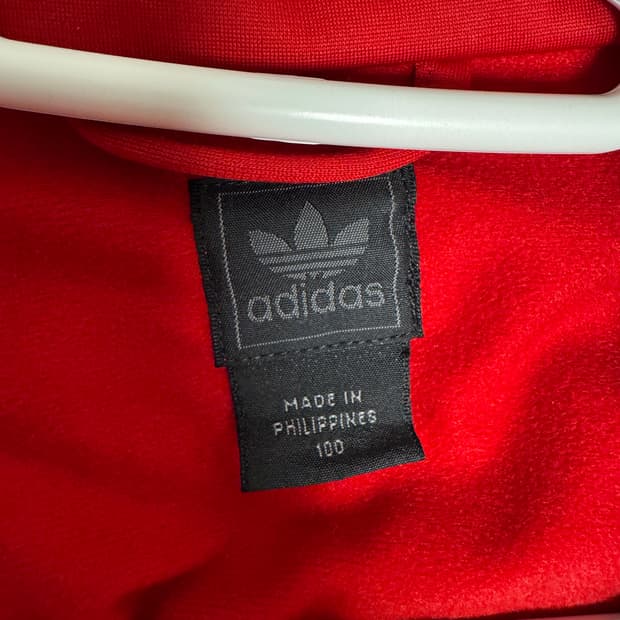 아디다스 구 저지 트랙탑 레드