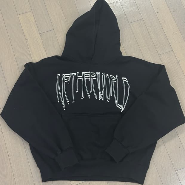 네더월드 블랙 후드티s