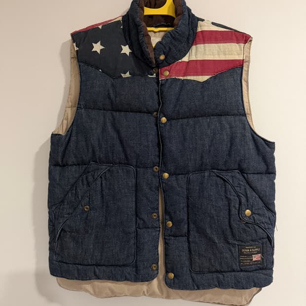폴로 랄프로렌 데님앤 서플라이 다운 베스트