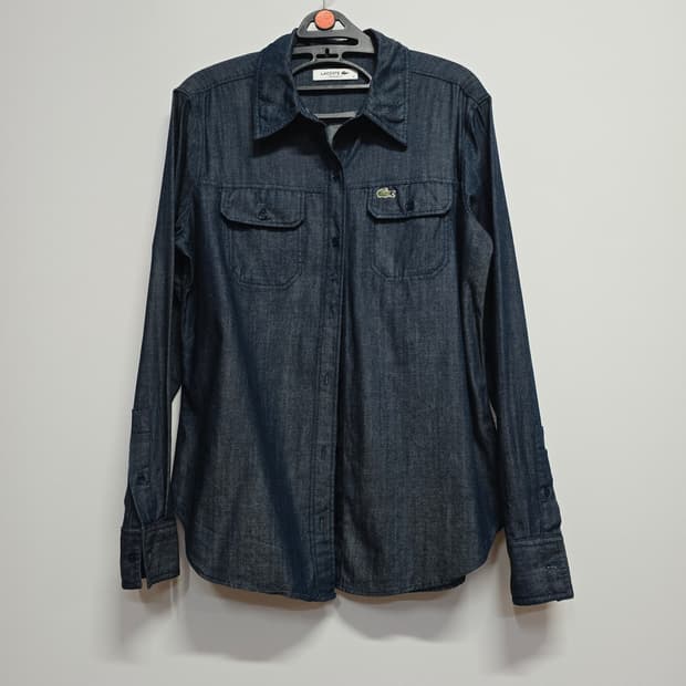 라코스테 데님 긴팔 셔츠 남방 레귤러핏