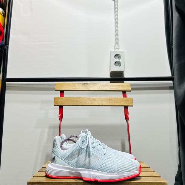 250) 아디다스 배드민턴화 남녀공용 인도어화 바운스 민트