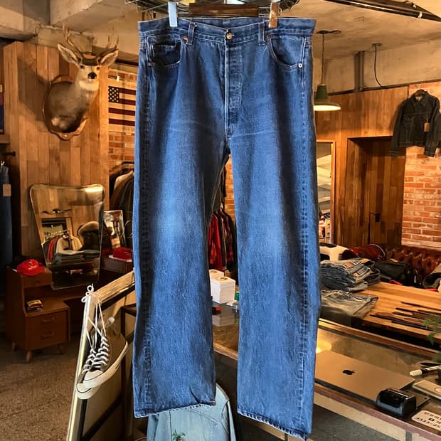 80s USA 빈티지 리바이스 501 데님 팬츠