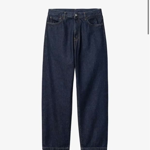 칼하트 wip 랜든팬츠 블루 린스드 