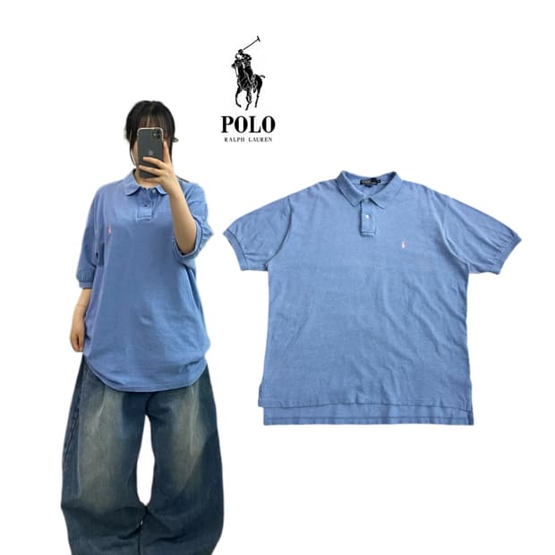 폴로 XL 포니 PK 카라 반팔 티셔츠 