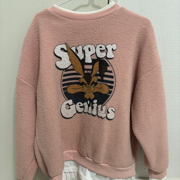 바니걸 레이어드 맨투맨