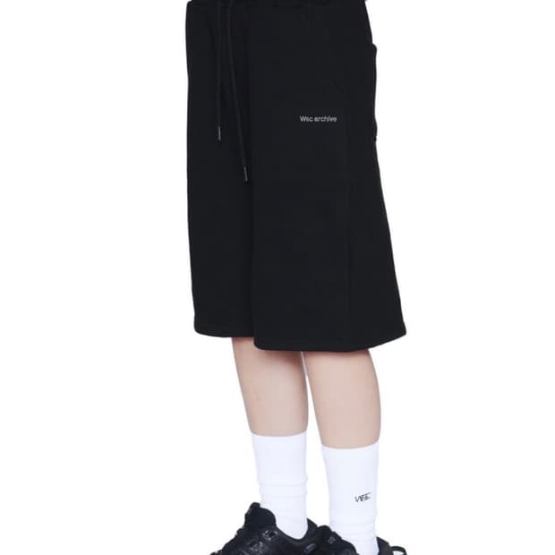 Wsc archive 버뮤다 팬츠 블랙 사이즈2