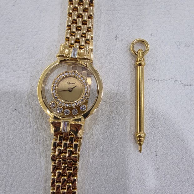 쇼파드 금통 다이아 시계 정품