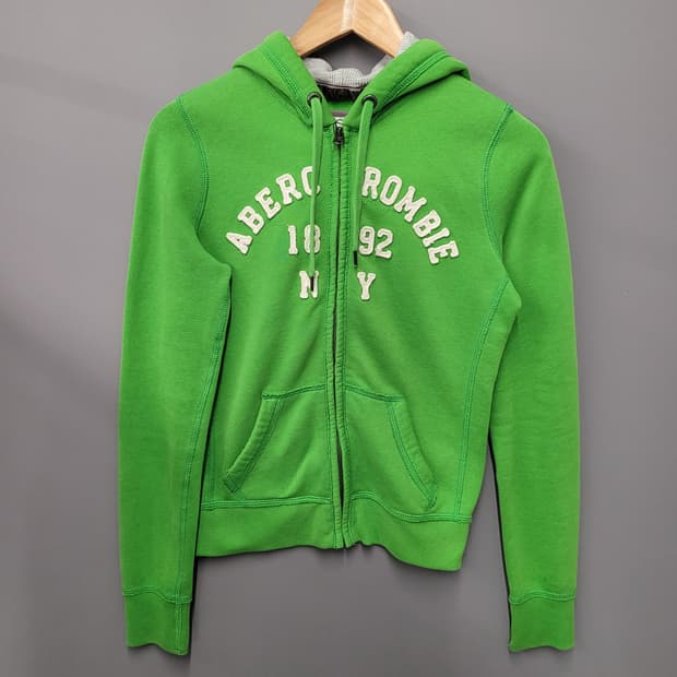 Abercrombie 아베크롬비 후드집업 그린